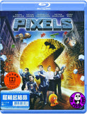 Pixels Blu-Ray (2015) (Region A) (Hong Kong Version)