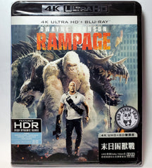 Rampage 末日困獸戰 4K UHD + Blu-Ray (2018) (Hong Kong Version)