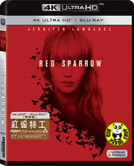 Red Sparrow 紅雀特工 4K UHD + Blu-Ray (2018) (Hong Kong Version)