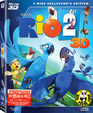 Rio 2 2D + 3D Blu-ray (2014) (Region A, B) (Hong Kong Version)