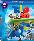 Rio 3D Blu-ray (2011) (Region A) (Hong Kong Version)