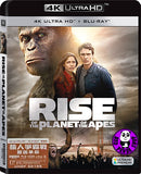 Rise Of The Planet Of The Apes 猿人爭霸戰: 猩凶革命 4K UHD + Blu-Ray (2011) (Hong Kong Version)