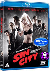 Sin City: A Dame To Kill For 2D + 3D Blu-Ray (2014) 罪惡城2蛇蠍情人 (Region A) (Hong Kong Version)