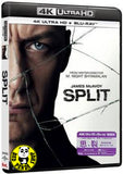 Split 思．裂 4K UHD + Blu-Ray (2017) (Region Free) (Hong Kong Version)