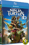 Teenage Mutant Ninja Turtles 3D Blu-Ray (2014) (Region A) (Hong Kong Version)