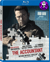 The Accountant 暗算 Blu-Ray (2016) (Region Free) (Hong Kong Version)