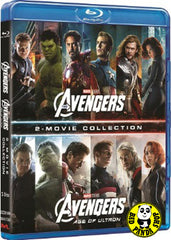The Avengers 2-Movie Collection 復仇者聯盟 1+2 套裝 Blu-Ray (2012-2015) (Region A) (Hong Kong Version)