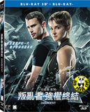 The Divergent Series: Insurgent 2D + 3D Blu-Ray (2015) (Region A) (Hong Kong Version) 2 Disc