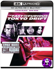 The Fast And The Furious: Tokyo Drift 狂野極速: 飄移東京 4K UHD + Blu-ray (2006) (Hong Kong Version)