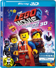 The Lego Movie 2: The Second Part 2D + 3D Blu-Ray (2019) LEGO英雄傳2 (Region A) (Hong Kong Version)