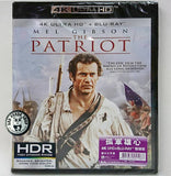 The Patriot 孤軍雄心 4K UHD + Blu-Ray (2000) (Hong Kong Version)