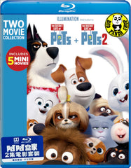 The Secret Life of Pets 2 Movie Collection Blu-Ray Set (2016-2019) PET PET當家1-2集套裝 (Region Free) (Hong Kong Version)