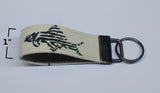 Zebra Pleco (L046) Freshwater Aquarium Tropical Fish Hand-made Keychain Hand-printed Stencil Art