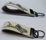 Pleco (L333) Freshwater Aquarium Tropical Fish Handmade Keyring Hand-printed Stencil Art