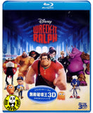 Wreck-It Ralph 3D Blu-Ray (2012) 無敵破壞王 (Region Free) (Hong Kong Version)