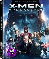 X-Men Apocalypse 變種特攻: 天啟滅世戰 2D + 3D Blu-Ray (2016) (Region A) (Hong Kong Version) 2 Disc