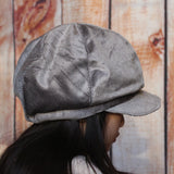 Corduroy (Grey/Gray) Autumn Fall Winter Unisex 1920's English Style Newsboy Cap / Gatsby Hat for Toddlers, Kids, Adults 英倫款式秋冬報童帽 (灰色燈芯絨)