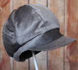Corduroy (Grey/Gray) Autumn Fall Winter Unisex 1920's English Style Newsboy Cap / Gatsby Hat for Toddlers, Kids, Adults 英倫款式秋冬報童帽 (灰色燈芯絨)