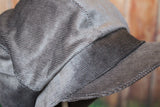 Corduroy (Grey/Gray) Autumn Fall Winter Unisex 1920's English Style Newsboy Cap / Gatsby Hat for Toddlers, Kids, Adults 英倫款式秋冬報童帽 (灰色燈芯絨)