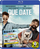 Due Date 臨盆急先瘋 Blu-Ray (2010) (Region A) (Hong Kong Version)