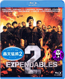Expendables 2 Blu-Ray (2012) (Region A) (Hong Kong Version)
