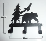 Stylish Metal Art Decor Wall Mounted Clothes Hook Hanger (Bear)