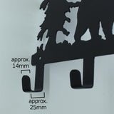 Stylish Metal Art Decor Wall Mounted Clothes Hook Hanger (Bear)