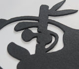 Stylish Metal Art Decor Wall Mounted Key Hook Hanger (Panda)
