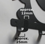 Stylish Metal Art Decor Wall Mounted Key Hook Hanger (Panda)