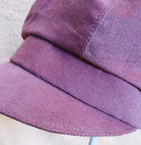 Purple Narrow Corduroy (with silver color glitters) Autumn Fall Winter Gatsby Cap / Newsboy Hat for Toddlers, Girls and Women 秋冬報童帽 (淺紫色燈芯絨銀色閃粉)