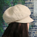 Summer Gatsby Hat / Newsboy Cap for Toddlers, Little Boys or Girls and Adults (Cotton Linen with metallic thread) 夏季報童帽 (金屬線混紡原色棉麻)