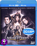 The Three Musketeers 2D + 3D Blu-Ray (2011) (Region Free) (Hong Kong Version)